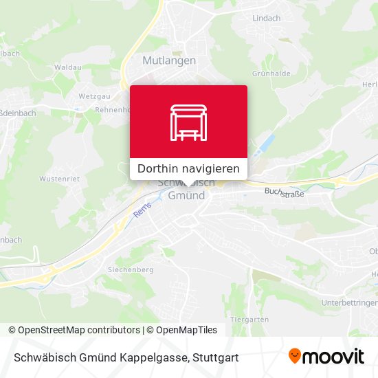 Schwäbisch Gmünd Kappelgasse Karte