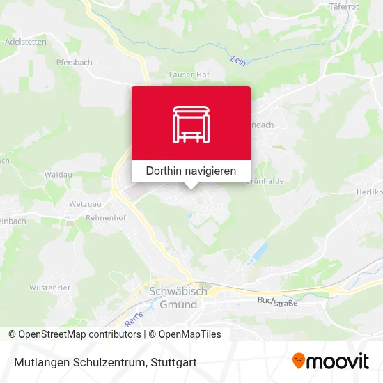 Mutlangen Schulzentrum Karte