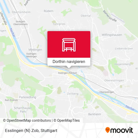 Esslingen (N) Zob Karte