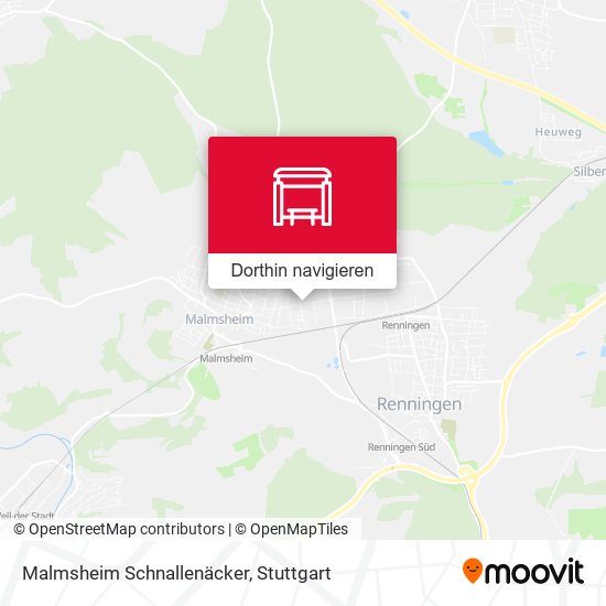 Malmsheim Schnallenäcker Karte