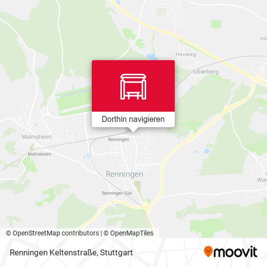 Renningen Keltenstraße Karte
