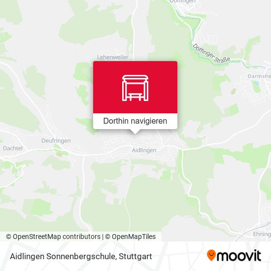 Aidlingen Sonnenbergschule Karte