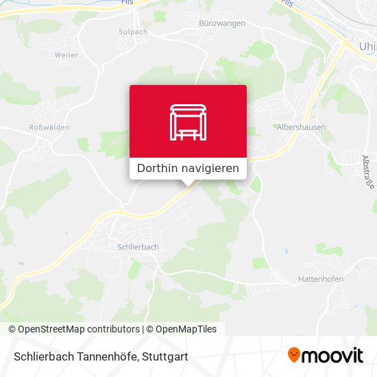Schlierbach Tannenhöfe Karte