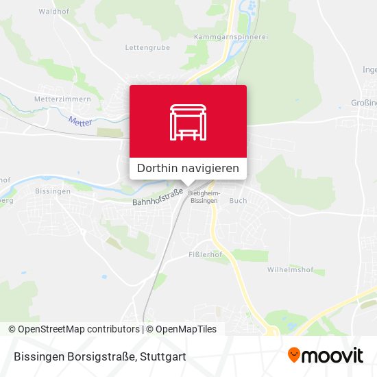 Bissingen Borsigstraße Karte
