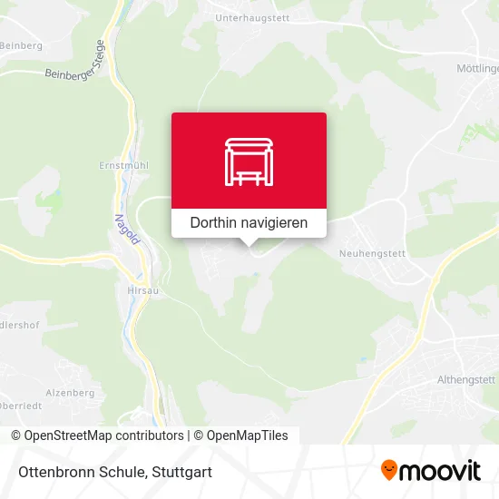 Ottenbronn Schule Karte