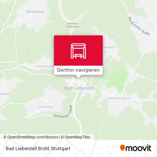 Bad Liebenzell Brühl Karte