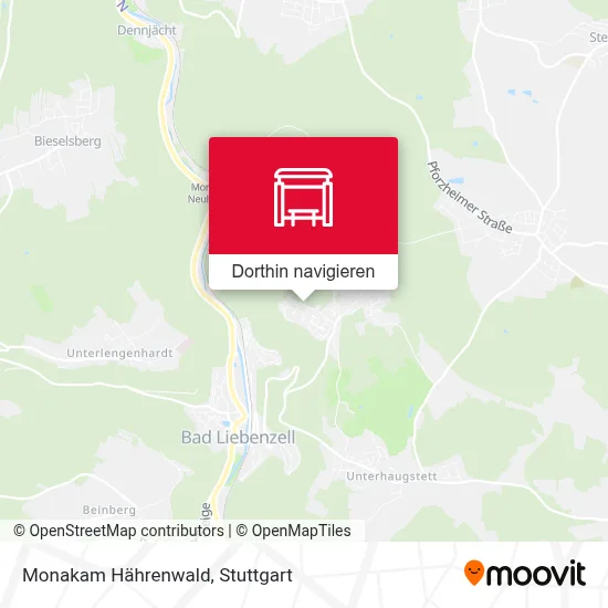 Monakam Hährenwald Karte