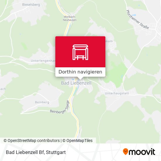 Bad Liebenzell Bf Karte