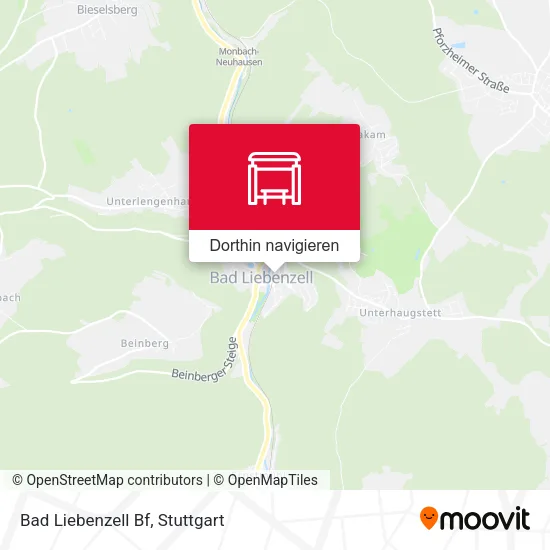 Bad Liebenzell Bf Karte