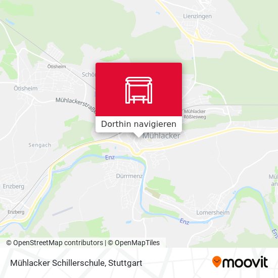 Mühlacker Schillerschule Karte