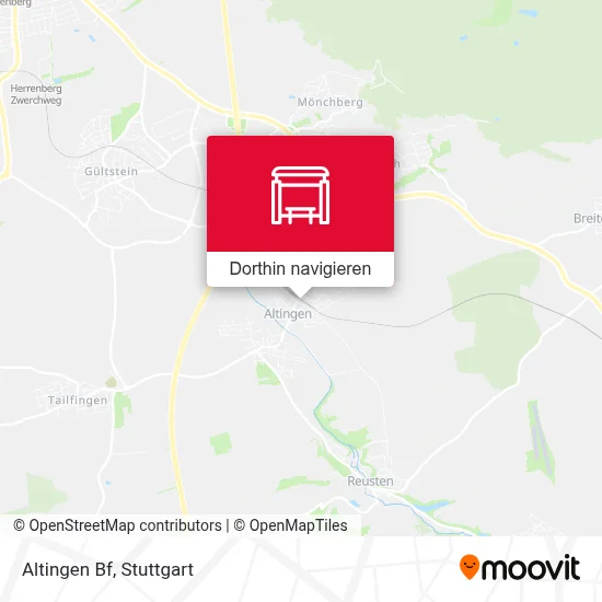 Altingen Bf Karte