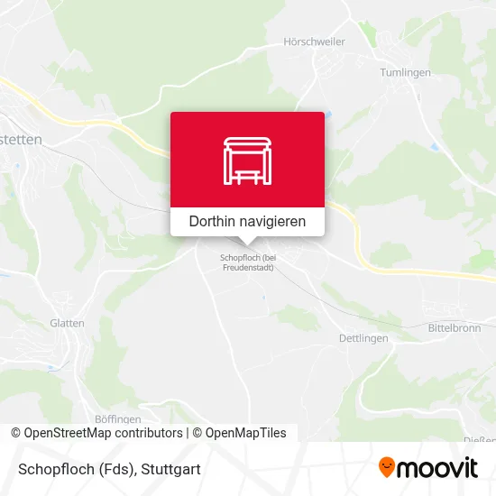 Schopfloch (Fds) Karte