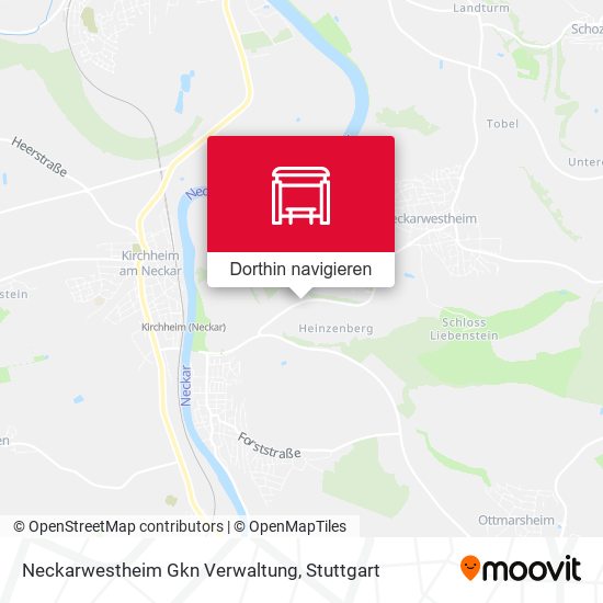 Neckarwestheim Gkn Verwaltung Karte