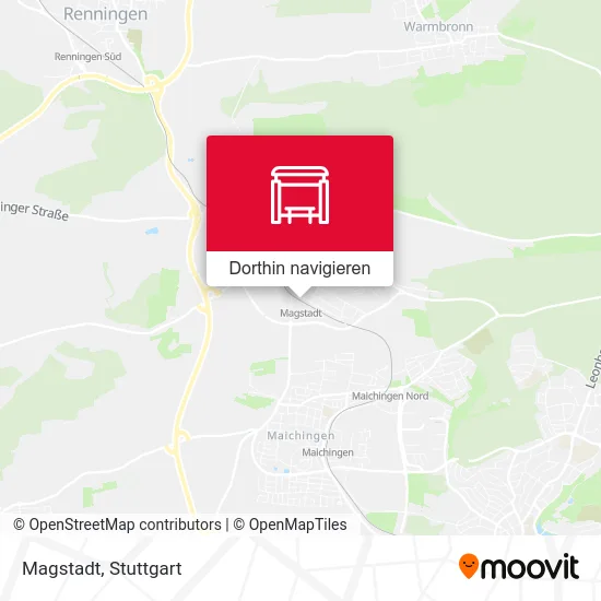 Magstadt Karte