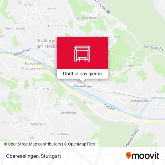 Oberesslingen Karte