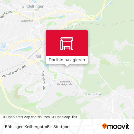 Böblingen Keilbergstraße Karte