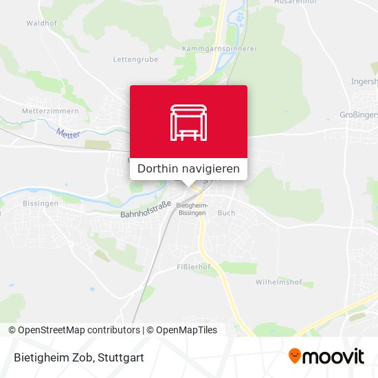 Bietigheim Zob Karte