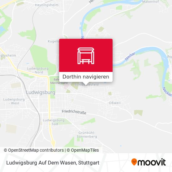 Ludwigsburg Auf Dem Wasen Karte