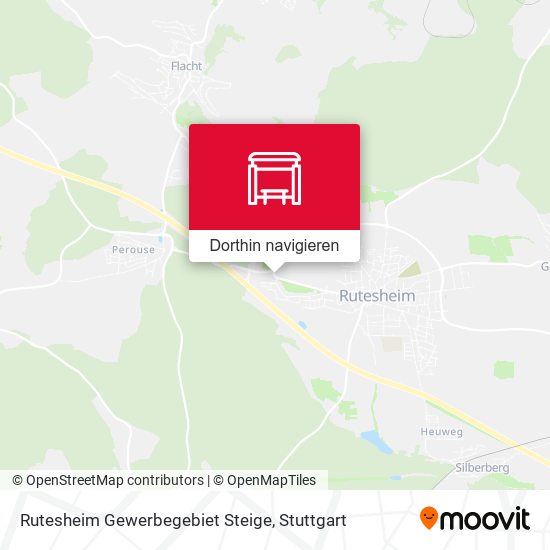 Rutesheim Gewerbegebiet Steige Karte