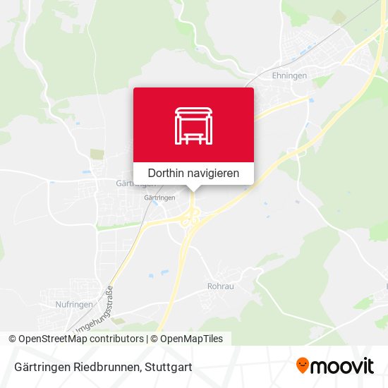 Gärtringen Riedbrunnen Karte