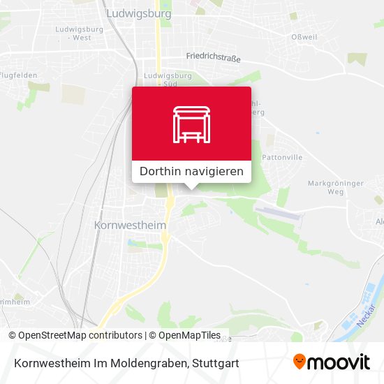 Kornwestheim Im Moldengraben Karte