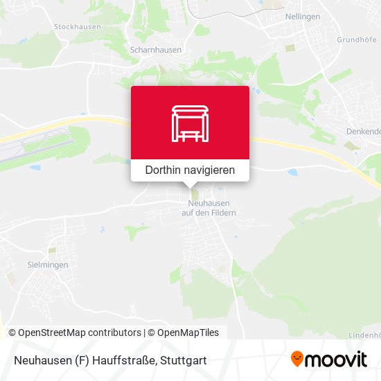 Neuhausen (F) Hauffstraße Karte