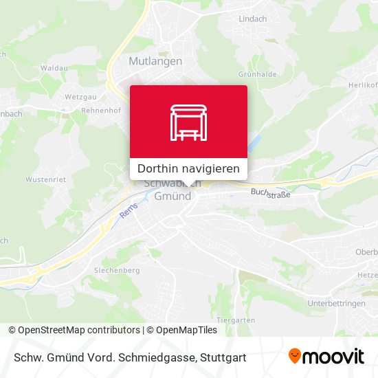 Schw. Gmünd Vord. Schmiedgasse Karte