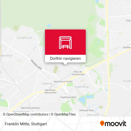 Franklin Mitte Karte