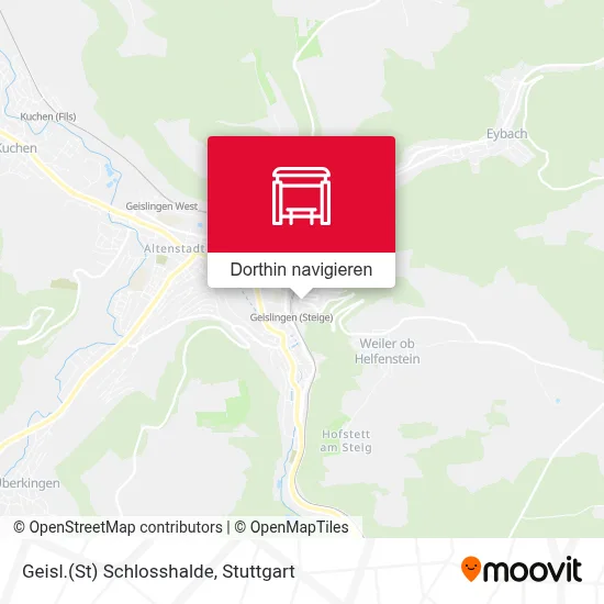 Geisl.(St) Schlosshalde Karte