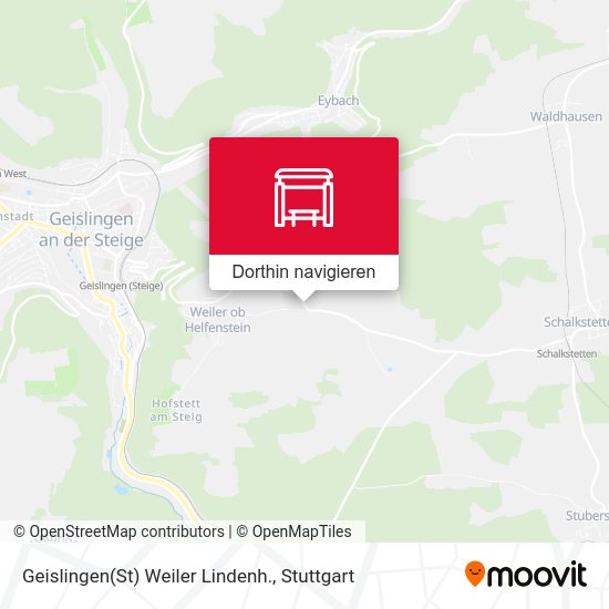 Geislingen(St) Weiler Lindenh. Karte