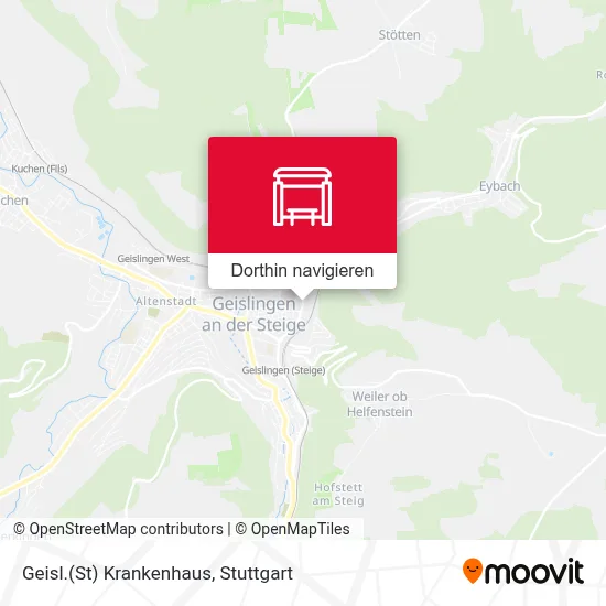 Geisl.(St) Krankenhaus Karte