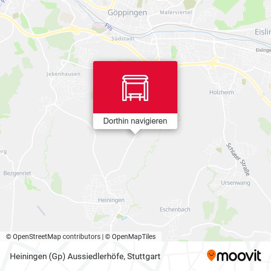 Heiningen (Gp) Aussiedlerhöfe Karte