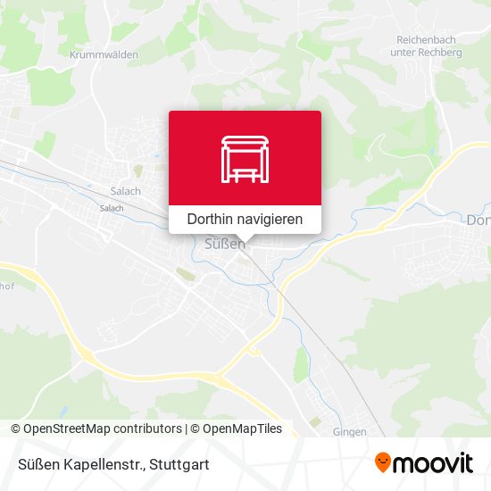 Süßen Kapellenstr. Karte