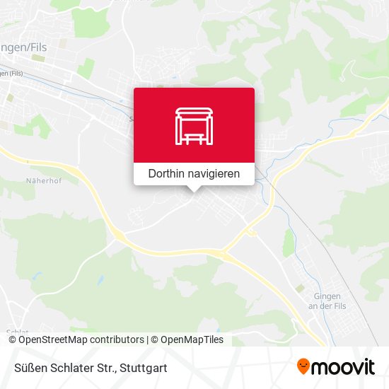 Süßen Schlater Str. Karte