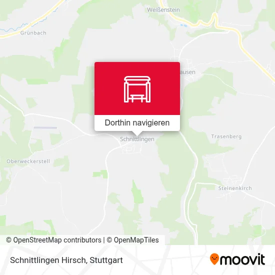 Schnittlingen Hirsch Karte