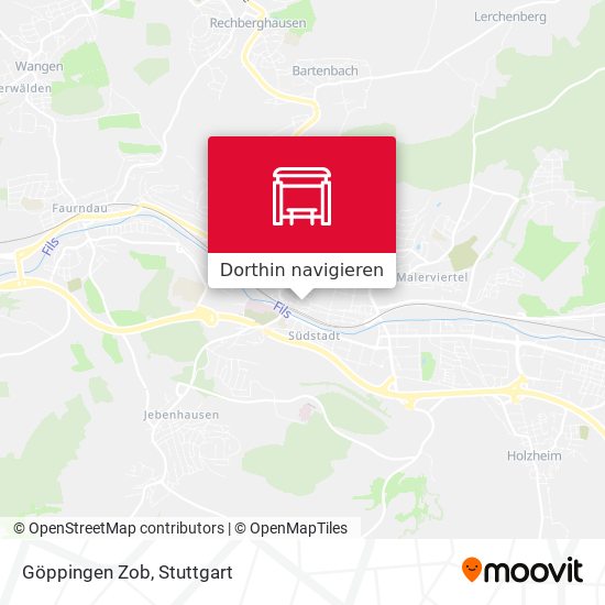 Göppingen Zob Karte