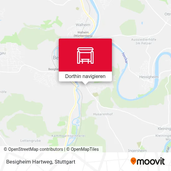 Besigheim Hartweg Karte