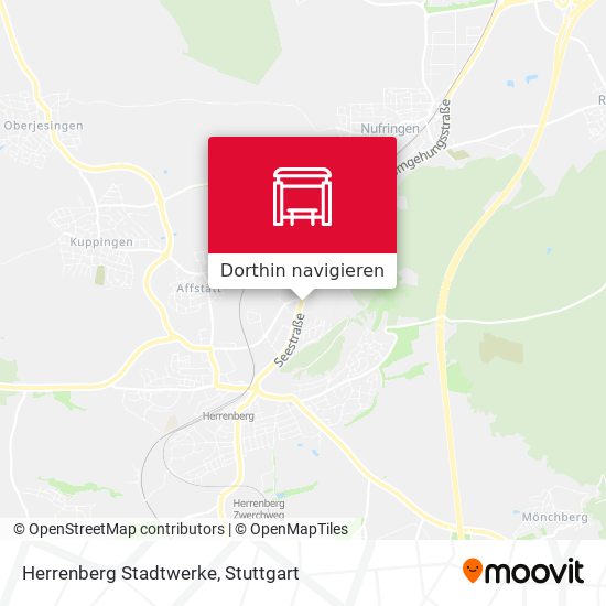 Herrenberg Stadtwerke Karte