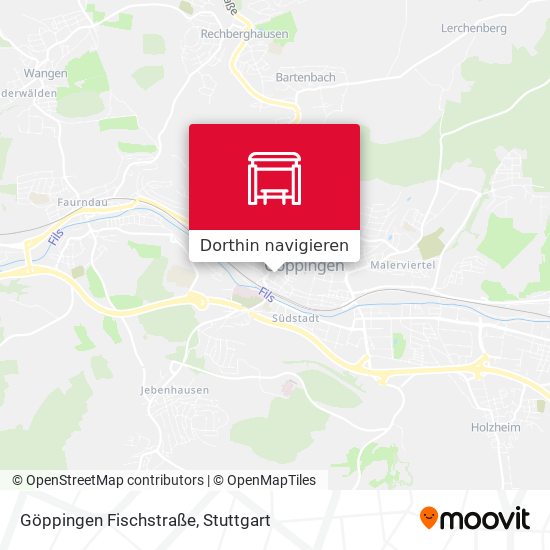 Göppingen Fischstraße Karte