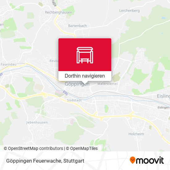 Göppingen Feuerwache Karte