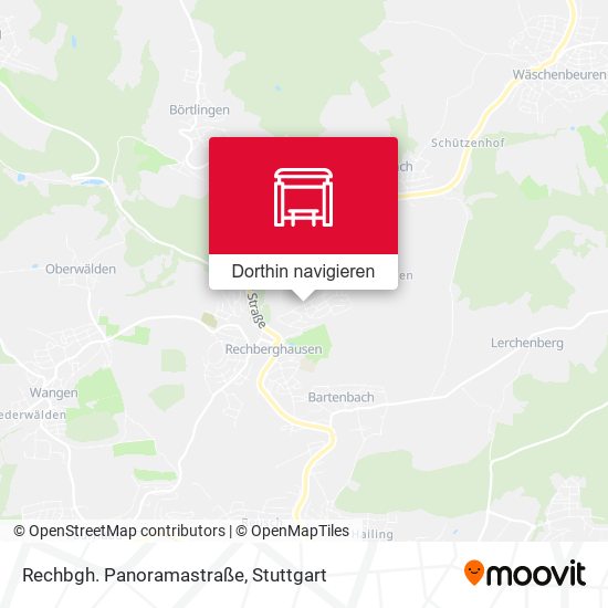 Rechbgh. Panoramastraße Karte