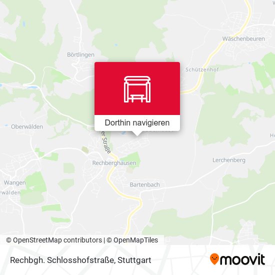Rechbgh. Schlosshofstraße Karte