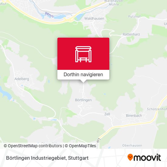 Börtlingen Industriegebiet Karte