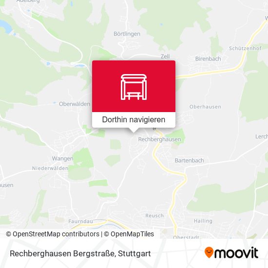 Rechberghausen Bergstraße Karte