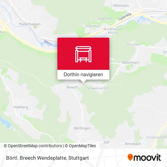Börtl. Breech Wendeplatte Karte