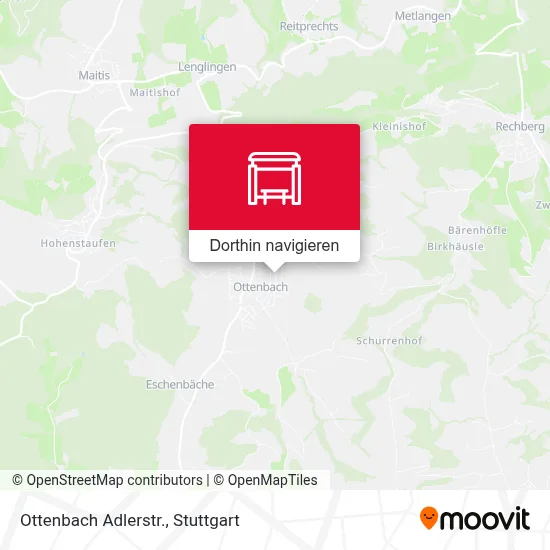 Ottenbach Adlerstr. Karte