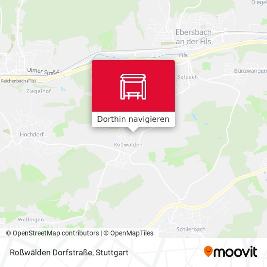 Roßwälden Dorfstraße Karte