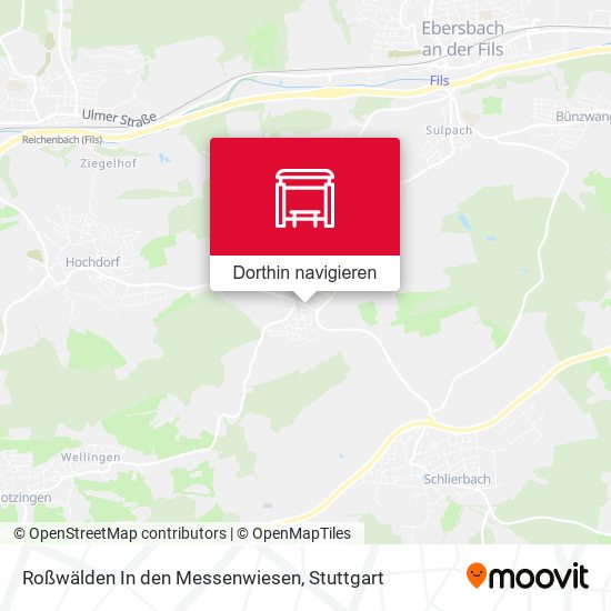 Roßwälden In den Messenwiesen Karte