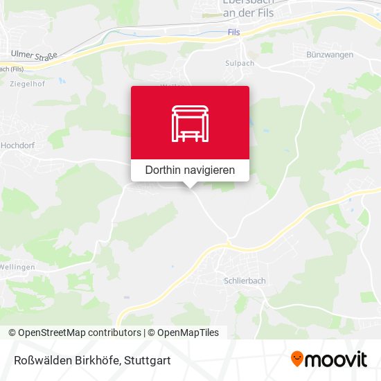 Roßwälden Birkhöfe Karte