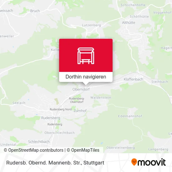 Rudersb. Obernd. Mannenb. Str. Karte